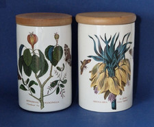 PORTMEIRION BOTANIC GARDEN 21cm STORAGE JARS - Fritillaria & Manchineel Tree