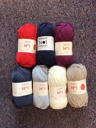100g sirdar no1 chunky - x,