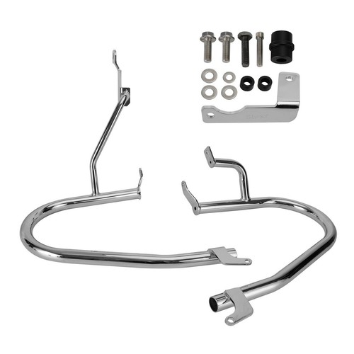 Engine guard crash - engine, frame