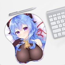 3D Stereo Anime 3D Mouse Pad Beauty Chest Wrist Support Mouse Mat PC New