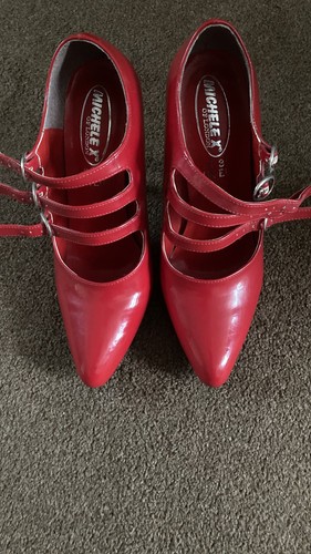 Ladies red court shoes - court,