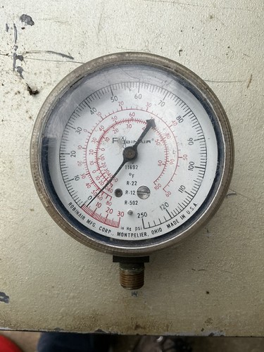 Robinair vtg psi gauge 11692 - psi,