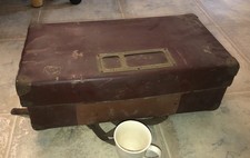 Antique Drawer Wardrobe Steamer Travel Chest Case Trunk. possibly military