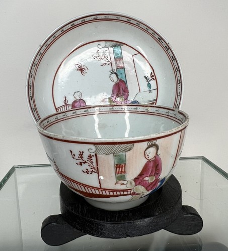 18thc lowestoft mandarin - lowestoft, ‘mandarin