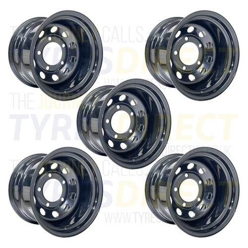 15x10 black deep dish - x5,
