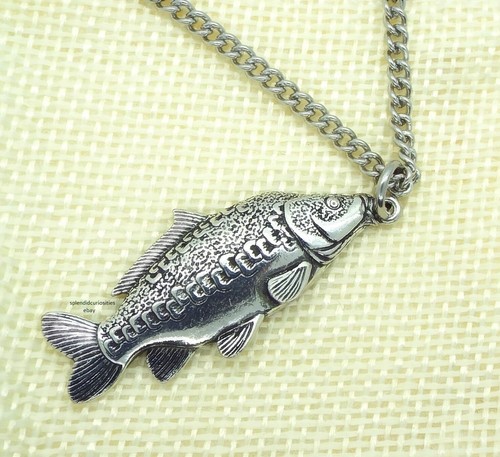 Mirror carp fish - mirror, pendant
