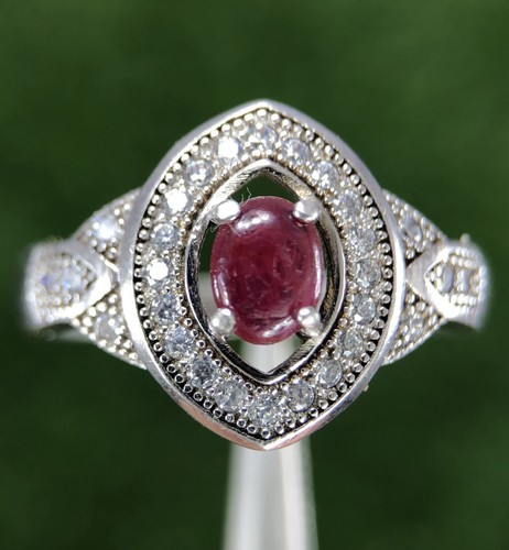 Natural ruby 925 sterling - natural,