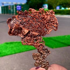 71G Rare!! iridescent Native Copper crystal mineral specimen