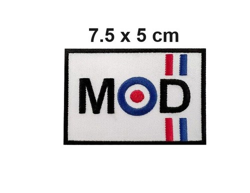 Mod embroidered badge patch - embroidered,