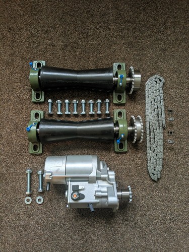 Motorcycle roller starter kit - roller,