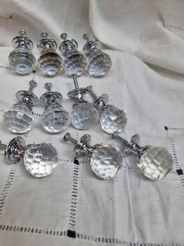 Used crystal door - crystal, knobs