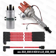Ford Essex V6 Electronic Distributor with Viper Coil and Red Leads