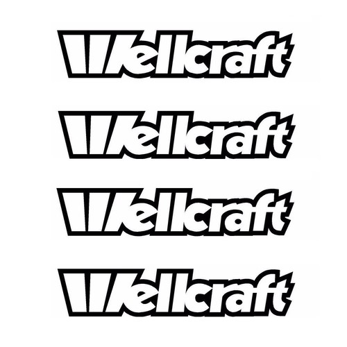 Wellcraft boat stickers - boat, scarab