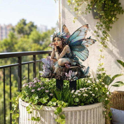 Acrylic fairy decor garden - acrylic,