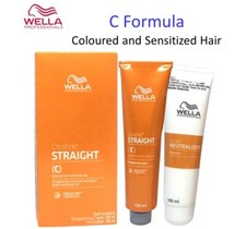 Wella Creatine Straight C Formula Colored Sensitized Hair Straightening Cream