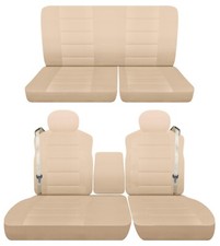 Truck seat covers Fits 2001-2003 Ford F150 40/60 Front W/console and Rear bench