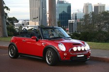 BMW MINI SPOT LIGHTS LAMPS WIPAC FULL KIT CHROME 4 DRIVING LIGHTS MOT COMPLIANT