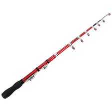  Ugly Stick Fishing Pole Red Telescopic Rod Mini Carbon Man Travel