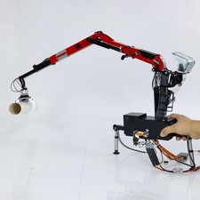 LESU Metal Hydraulic Timber Crane for 1/14 RC Log Trailer Wood Tractor Truck Car