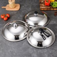 28~32cm Stainless Steel Lid Frypan Casserole Pot Wok Replacement Skillet Cover