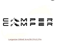 2x Motorhome Camper Van Caravan Stickers Decal Graphic Motorhome Decal Camping