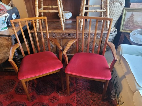 Pair mid century - pair, carver