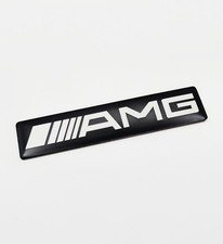 AMG Black Alloy Badge Emblem