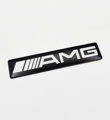 Amg black alloy badge emblem - alloy,