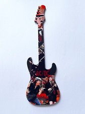 AC/DC rock band guitar 21cm x