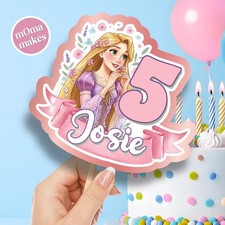 Rapnzel cake topper -