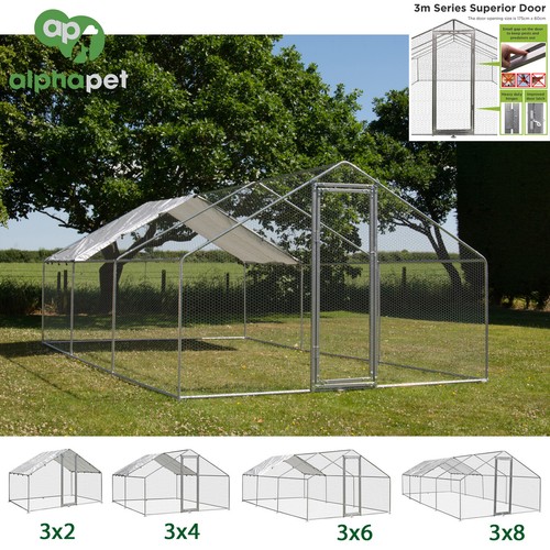 Alphapet large chicken run - large,