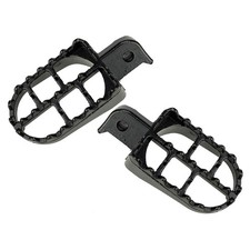 Black Foot Pegs Footrests Fit