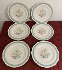 6 Alfred Meakin Harvest Bouquet Dinner Plates App 25cm