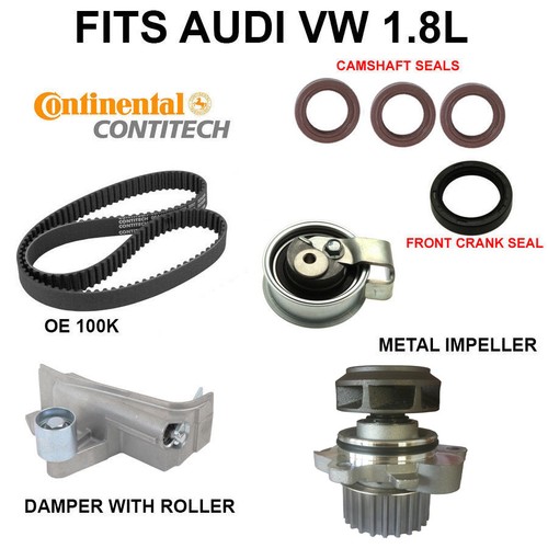Engine timing belt kit - belt, water