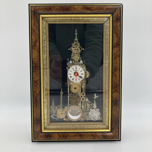 Vintage collins picture clock - picture,