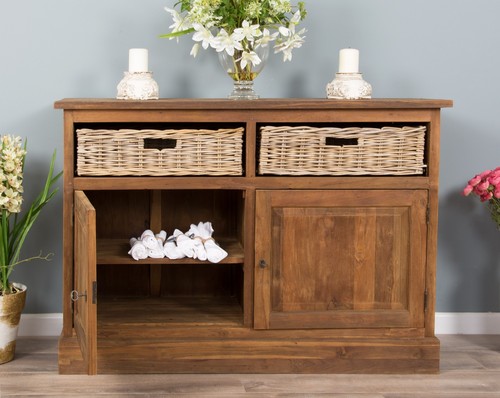 Reclaimed teak dresser storage - reclaimed, dresser/storage