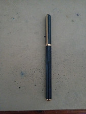 Vintage Elysee Streamline Blue Marble Fountain pen GT