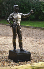 Jockey statue ... horse tether