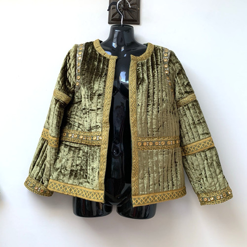 East crushed velvet quilted - crushed,