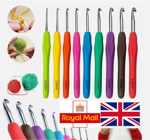 9pcs crochet hooks set - hooks,