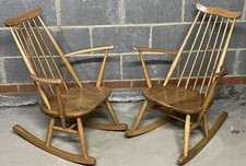 FINE  RARE ERCOL  GOLDSMITHS ROCKING ARMCHAIR CLEAN  CONDITION WE DELIVER