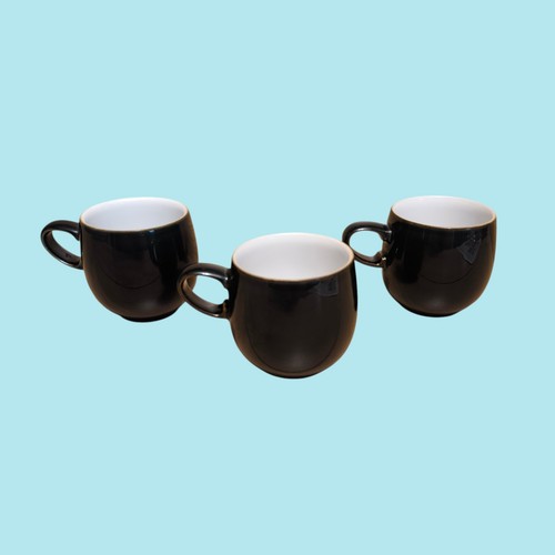 Denby jet black barrel coffee - jet,