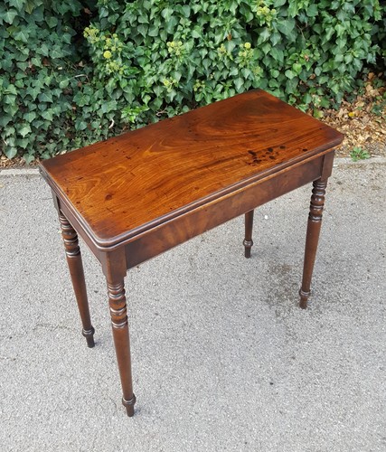 Antique mahogany hall table - antique,