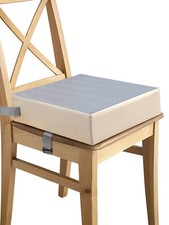 Toddler Booster Seat with Straps Kid Adjustable   Chair Pad Increasing Cushion