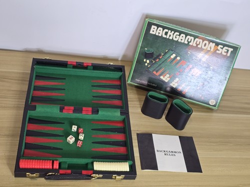 Backgammon set with all - backgammon, pieces