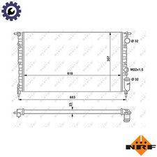 RADIATOR ENGINE COOLING 507465