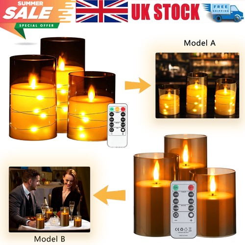 Pack glass candles - glass,