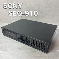 SONY SEQ-910 Graphic Equalizer Spectrum Analyzer Vintage Audio Tested Japan