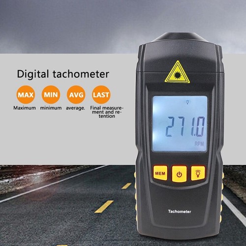 Digital laser photo tachometer - digital,