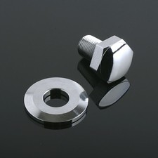 KAWASAKI 900 Z1 A B A4 1973-76, CENTRAL STEERING NUT + WASHER NEW